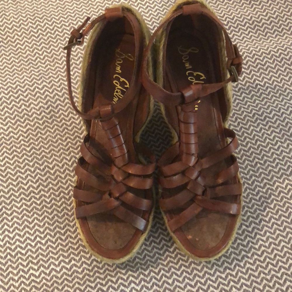Sam Edelman Brown Wedges